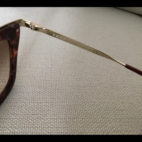 PRADA CAT EYE SUNGLASSES COLOR HAVANA . - Picture 12 of 15